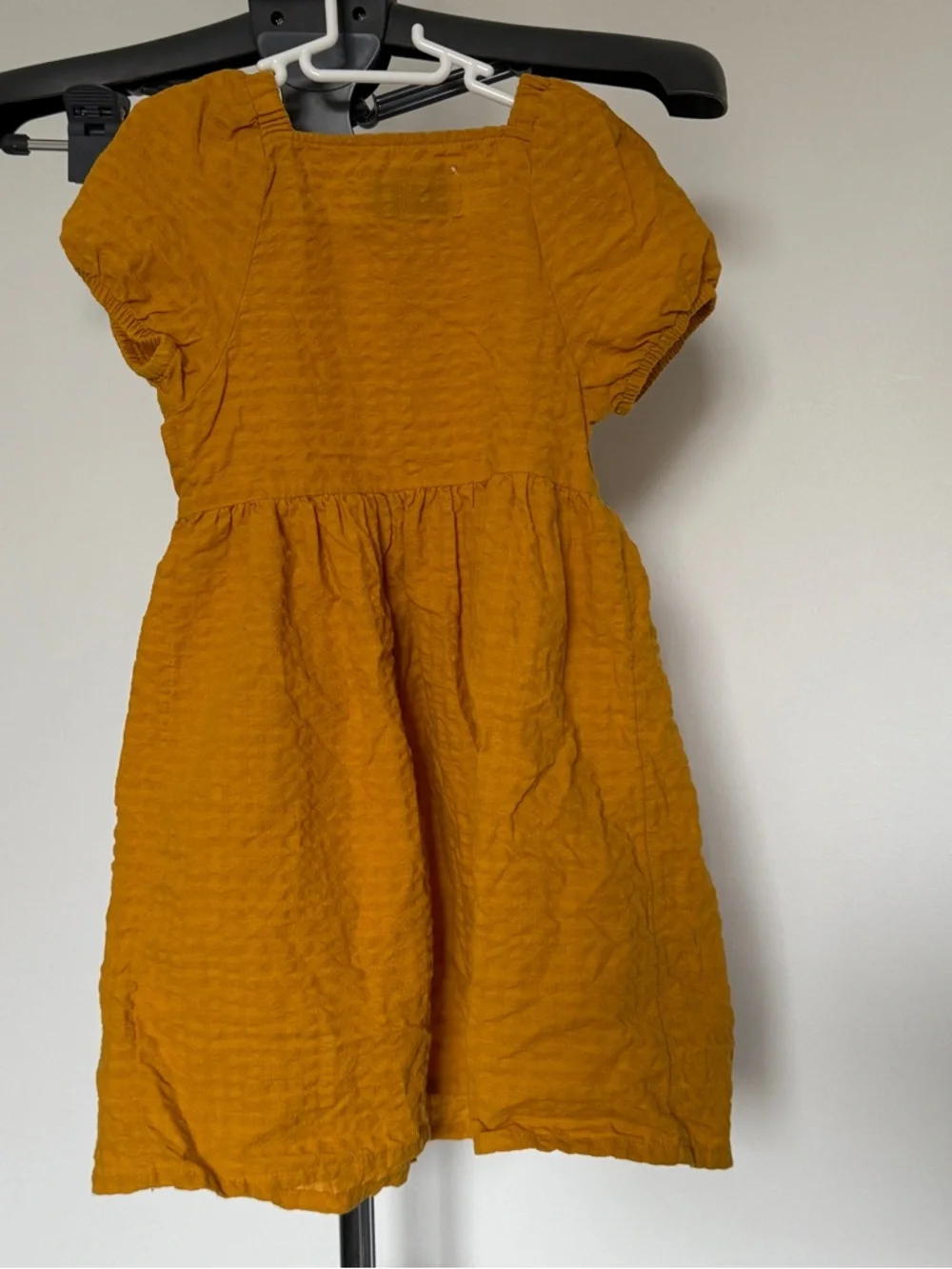 👗 EEUC Old Navy Girls' Mustard Button-Front Dress sz 5 - Picture 2 of 4